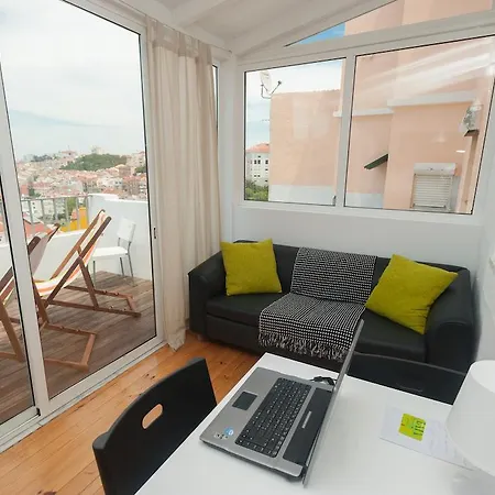 Apartmán Shortstayflat Lisbon Terrace - Graca *